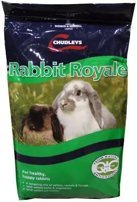 Chudleys Growing Adult Rabbit Food Royale Nutritiously Complete Muesli 14kg • £24.71