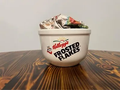 Vintage Kellogg's 2001 Tony The Tiger Frosted Flakes White Cereal Bowl • $21.95