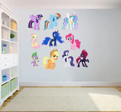 My Pony Wall  Kids Vinyl  Sticker Bedroom Character Boys Girls Little Horse • £14.99