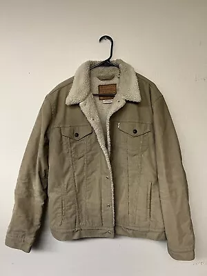 Vintage Levis Mens Sherpa Jacket Corduroy Large  • $50
