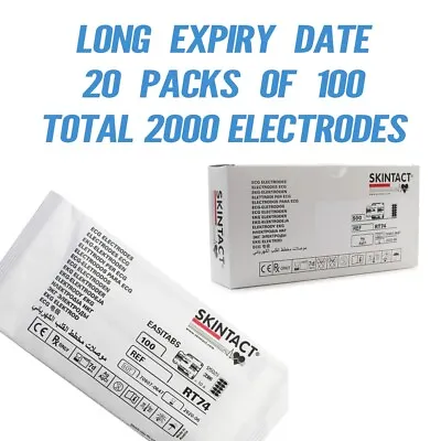 Skintact RT ECG Electrodes For Seca Schiller Welch Allyn & More | Pack Of 2000 • £155