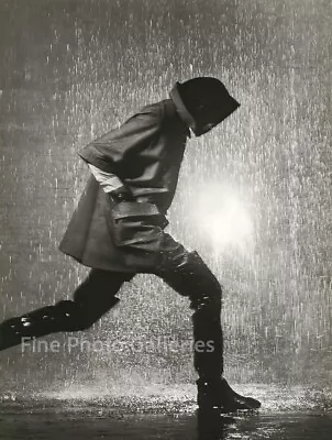 $187.23 • Buy 1964 Vintage RICHARD AVEDON Female Rain Fashion TILLY TIZZANI Duotone Photo Art