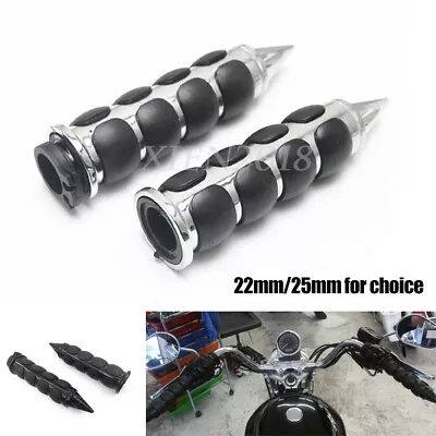 1'' & 7/8  Motorcycle Handlebar Hand Grips For Harley Honda Kawasaki Accessories • $47.89