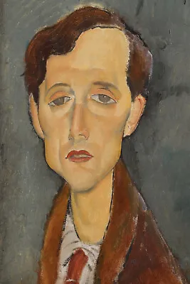 Amedeo Modigliani - Frans Hellens (1919) - Painting Poster Print Art Gift • $111.80