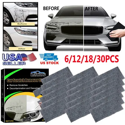 12/30pcs Nano Sparkle Cloth For Car Scratches Nano Magic Cloth Scratch Remover • $9.75