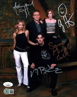 Buffy The Vampire Slayer 8x10 Signed Photo Cast X4 Gellar Head +2 JSA Autograph • $725.95
