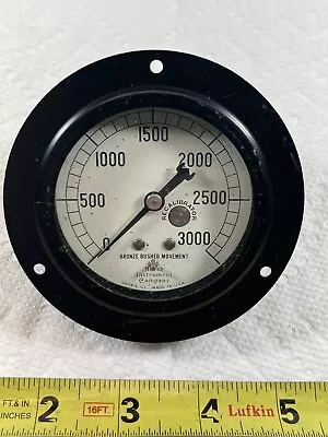 Marsh Instrument Co. 0-3000 PSI Gauge 3 1/2”  (dd) • $19.98