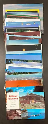 Vintage Postcards  Mixed Lot Of 36 Topographical And Motel Postcards • $18.38