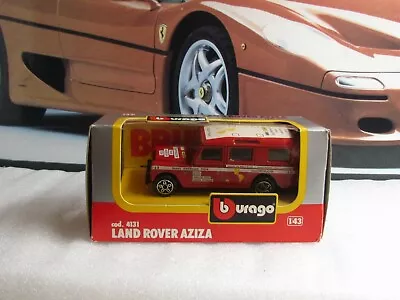 BURAGO MODELS - LAND ROVER AZIZA - 1/43 Scale OLD SCHOOL TOY CAR - 4131 • £10.99