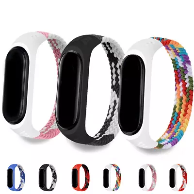 Fits For Xiaomi Mi Band 3/4/5/6 Bracelet Watch Band Wrist Band Strap Replacement • £3.52