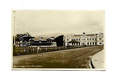 MALAYA PENANG ±1920  Municipal & Cricket Club Penang RPPC • $0.99