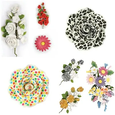 £16.99 • Buy Flower Cake Toppers - Cake Decorations - Non Edible - MULTI LISTING