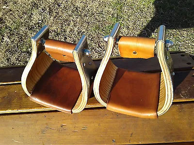 4  Stainless Monel Bell Ranch Roping Saddle Stirrups  • $149.95