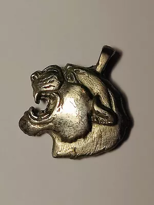 Vintage 1981 Silver Wild Cat Pendant Stamped • $13.50