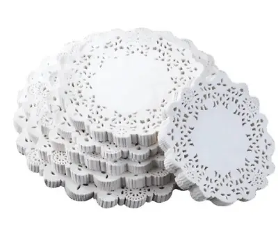 White Paper Doilies Pack Of 250 Lace Pattern Disposable Doyleys Party Tableware • £4.95