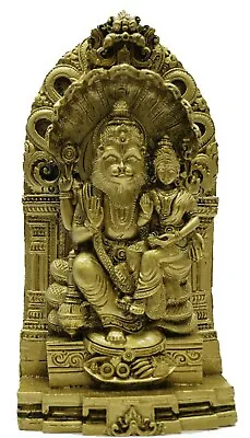 Narasimha Lakshmi With Sheshanaga Resin Idol Fourth Avatar Of Lord Vishnu 7.25 • $36.99