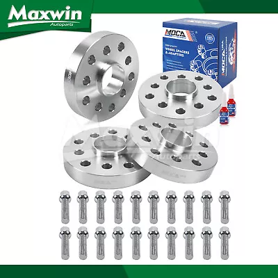 4x 25mm Hubcentric Wheel Spacers Adapters 5x100 / 5x112 For VW Audi 57.1mm Bore • $85.50