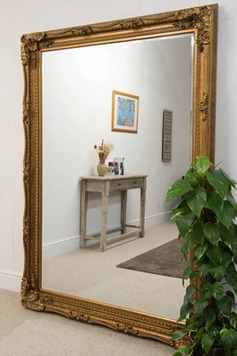 £491.99 • Buy Extra Large Wall Mirror Gold Antique Vintage Full Length 6ft7 X 4ft7 148 X 208cm