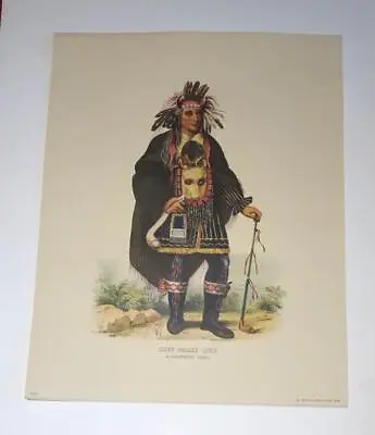 RARE 1965 PENN PRESS   INDIAN CHIEFS ENGRAVINGS   McKENNEY & HALL FOLIO Lot Of 5 • $69.99