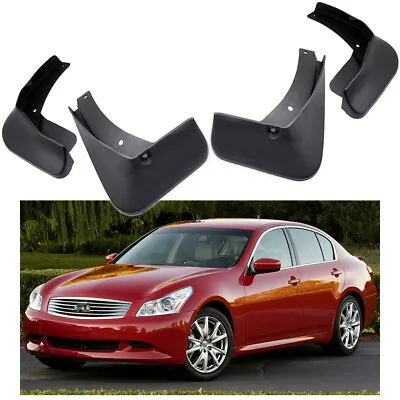 4x Car Mud Flaps Splash Guard Mudguard Fender For Infiniti G35 G37 2007-2014 • $64.31