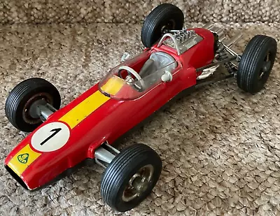 An Unboxed 1970’s Red Lotus No1071 Formula 1 Clockwork F1 Car – Read Description • £27.99