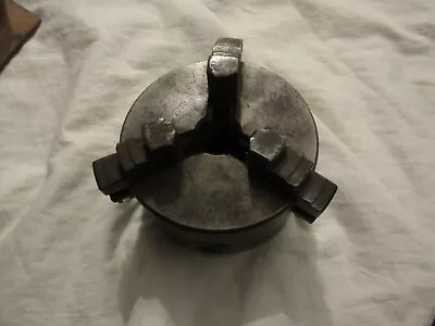 Old Lathe Chuck Used Tool 3 Jaw To Clean Up • £3.20