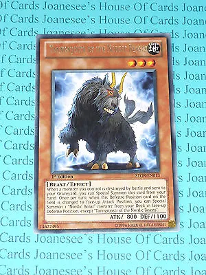 Tanngnjostr Of The Nordic Beasts STOR-EN013 Rare Yu-Gi-Oh Card 1st English New • £1.40