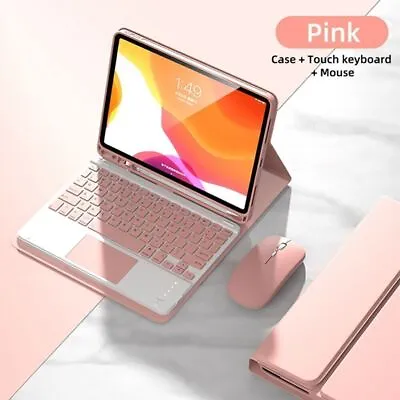 Touchpad Keyboard Case Cover With Mouse For IPad 10/9/8/7th Gen Air 5/4 Pro 11 ~ • £32.99