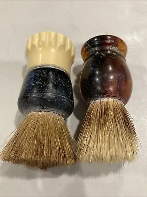 Vtg Made Rite Shaving Brush Lot Of 2 • $10.49