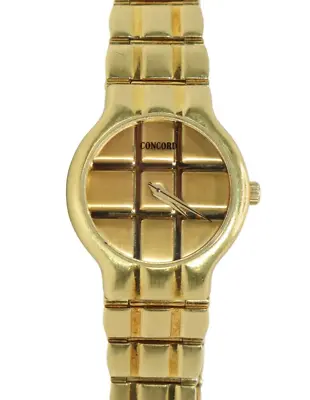 Concord Mariner 18K Solid Yellow Gold 23mm Quartz Vintage Watch • $3039.99