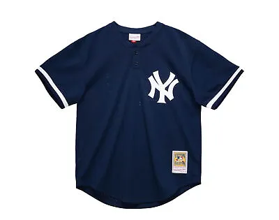 Mitchell & Ness Authentic Derek Jeter New York Yankees 1995 Pullover Jersey Navy • $70