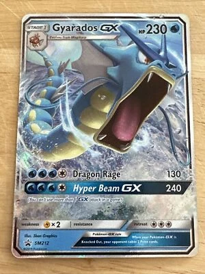 $5.95 • Buy Gyarados GX - SM212 - SuMo Ultra Rare Promo - NM/M - Pokemon Card