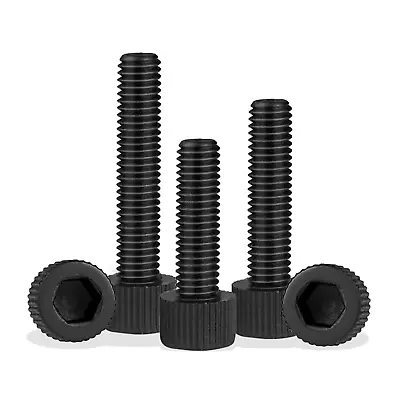 Nylon Socket Cap Head Screws Plastic Allen Bolts Black M3 M4 M5 M6 M8 M10 M12 • £1.62