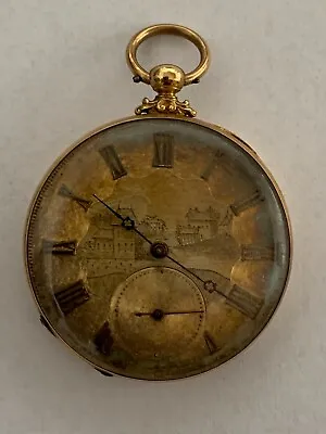 $1500 • Buy Vacheron Constantin ~ Pocket Watch ~ Engraved Dial 4 Jewels 18K Gold Restoration