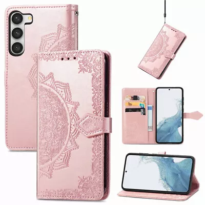 Magnetic Case Leather Wallet Cover For Samsung S24 S23 S22 S21 S20 FE Ultra Note • $12.19