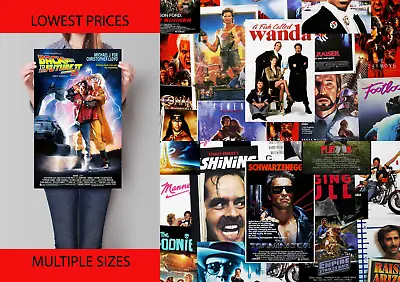 Fully Laminated Classic Movie Film 80's Posters Prints Wall Art A1 A2 A5 • £9.99