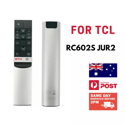 For TCL 55C6US 55DC760 55C6 TV Replacement Infrared Remote Control RC602S JUR2 • $49.99