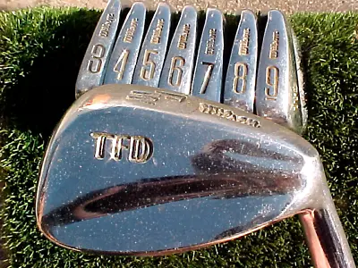 Vintage Original Wilson TFD Tour Blade Steel RH Golf Clubs Irons Set 3 Thru PW • $48
