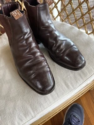 $140 • Buy Rm Williams Boots 11 G,dark Brown,rubber Soles,