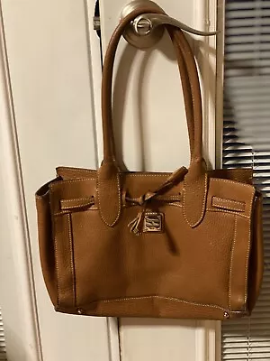 $44.99 • Buy Dooney & Bourke Brown Leather Satchel Handbag