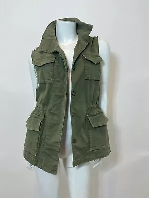 J BRAND Arden Military Vest In Jungle Size XS $248 • $98