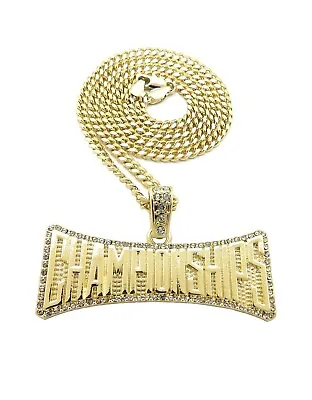 MEEK MILL CHAMPIONSHIPS PENDANT 18 ~24  Box Cuban Rope Chain Hip Hop Necklace • $17.99