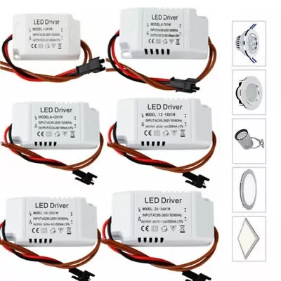 LED Driver 1-3W 4-7W AC110V-220V Power Supply 8-12W 12-18W 18-25W 25-36W • $2.67