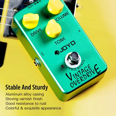 JOYO Vintage Overdrive Guitar Pedal Classic Screamer For Electric Guitar Opened • $29.73