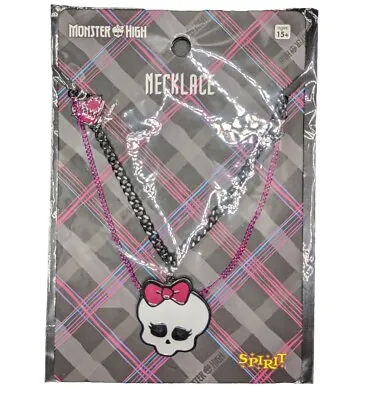 Monster High Chain Necklace With Skull 19  With Lobster Clasp Spirit Halloween • $13