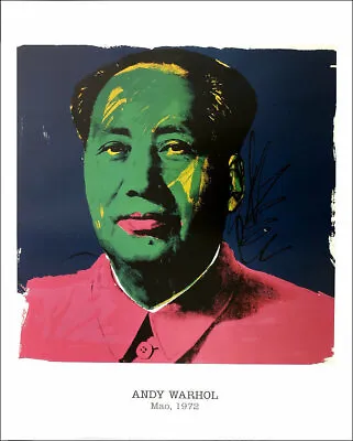 Andy WARHOL Chairman MAO 1972 Pop Art Poster Print 20 X 16 • $35.95