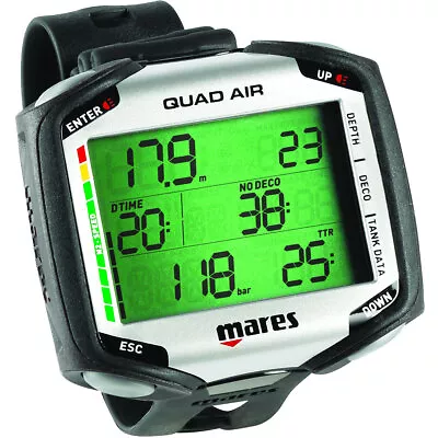 Mares Quad Air Wrist Computer • $356.95