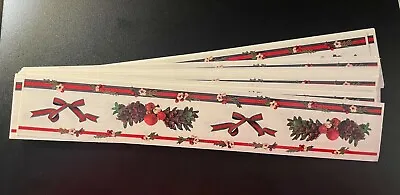 12x LOT Mrs. Grossman's Vintage Christmas Garland Flowers Borders Stickers • $12.99