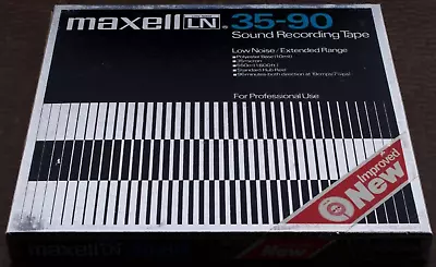 Used MAXELL LN 35-90 Blank/recordable Reel-to-reel Tape - P3 • $18