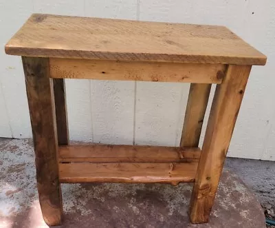 Antique Reclaimed Barnwood 1880s  Anywhere /Accent  Table   • $99